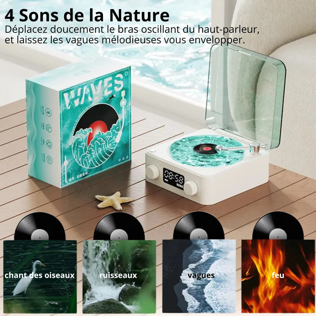 Enceinte Bluetooth avec Lumière d’Ambiance et Sons Naturels Fabulovely